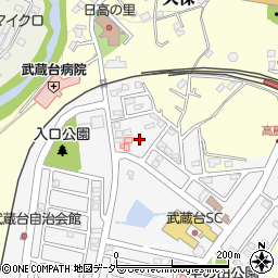 埼玉県日高市武蔵台1丁目31-4周辺の地図
