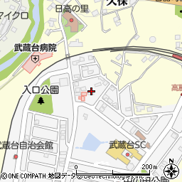 埼玉県日高市武蔵台1丁目31周辺の地図