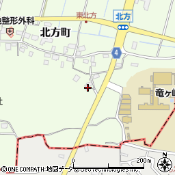 茨城県龍ケ崎市北方町343周辺の地図