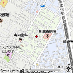 埼玉県越谷市元柳田町5-7周辺の地図