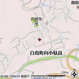 岐阜県郡上市白鳥町向小駄良328周辺の地図