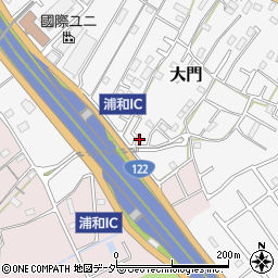 埼玉県さいたま市緑区大門1494-1周辺の地図