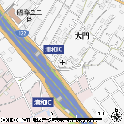 埼玉県さいたま市緑区大門1494-2周辺の地図