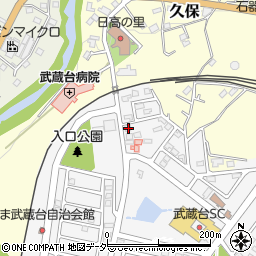 埼玉県日高市武蔵台1丁目31-12周辺の地図