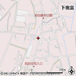 埼玉県狭山市下奥富2504周辺の地図