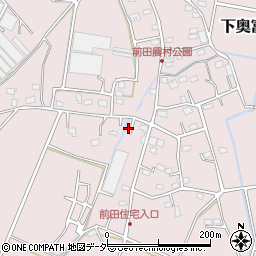 埼玉県狭山市下奥富2503周辺の地図