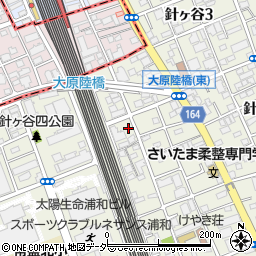 東京化成工業　浦和寮周辺の地図