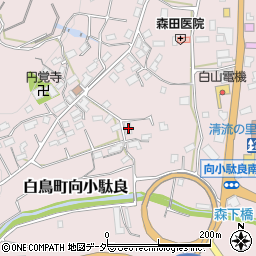 岐阜県郡上市白鳥町向小駄良629周辺の地図