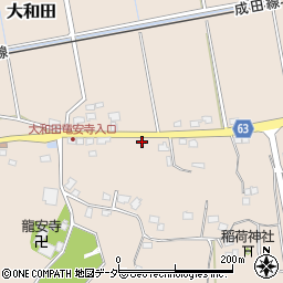 千葉県成田市大和田610-1周辺の地図