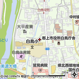 岐阜県郡上市白鳥町白鳥周辺の地図