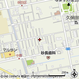 埼玉県吉川市中野130-4周辺の地図