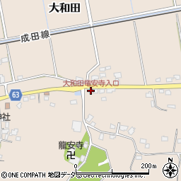 千葉県成田市大和田524周辺の地図
