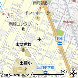 埼玉県越谷市谷中町2丁目41周辺の地図