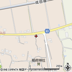 千葉県成田市大和田823-2周辺の地図