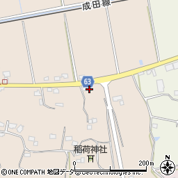 千葉県成田市大和田823周辺の地図