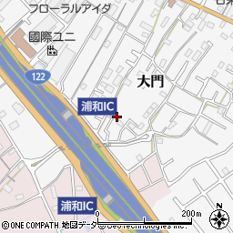 埼玉県さいたま市緑区大門1494-6周辺の地図