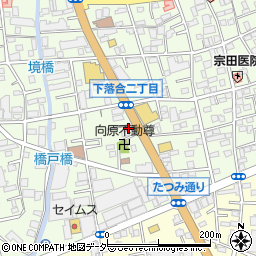 埼玉県さいたま市中央区下落合7丁目12-24周辺の地図