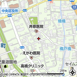 シティークレスト与野本町周辺の地図