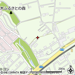 千葉県流山市駒木408周辺の地図