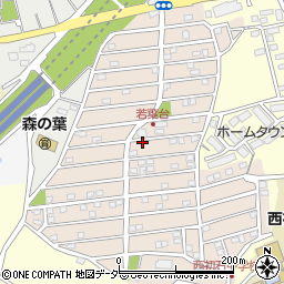 千葉県流山市若葉台周辺の地図