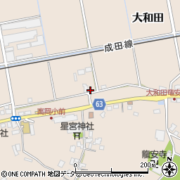 千葉県成田市大和田324-3周辺の地図