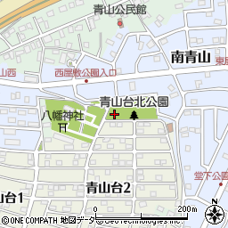 青山台北公園周辺の地図