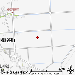 福井県越前市小野谷町周辺の地図