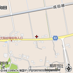 千葉県成田市大和田487-1周辺の地図