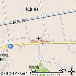 千葉県成田市大和田438周辺の地図