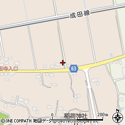 千葉県成田市大和田632周辺の地図