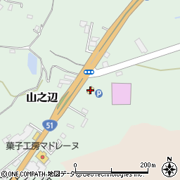 ファミリーマート香取山之辺店周辺の地図