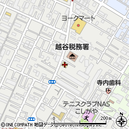 ガスト越谷赤山町店周辺の地図