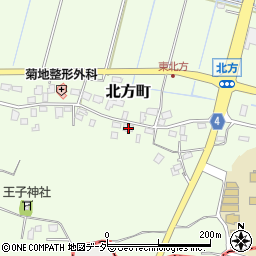 茨城県龍ケ崎市北方町332周辺の地図