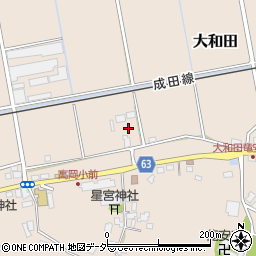 千葉県成田市大和田322周辺の地図