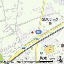 千葉県流山市駒木518周辺の地図