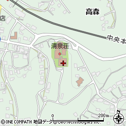 複合福祉施設　清泉荘周辺の地図