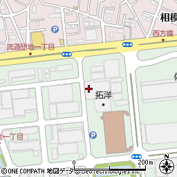 〒343-0824 埼玉県越谷市流通団地の地図