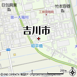 埼玉県吉川市小松川624周辺の地図