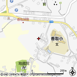 千葉県香取市香取1886周辺の地図