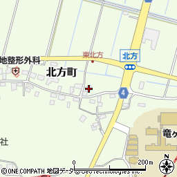 茨城県龍ケ崎市北方町336周辺の地図