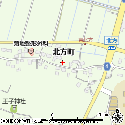 茨城県龍ケ崎市北方町612周辺の地図