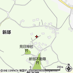千葉県香取市新部周辺の地図