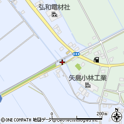 茨城県稲敷郡河内町生板8770周辺の地図