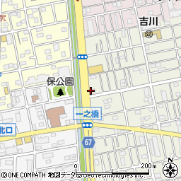 来来亭 吉川店周辺の地図