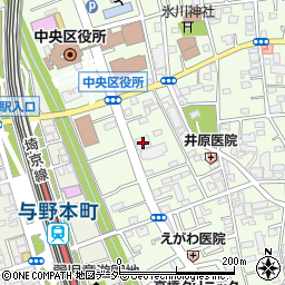 武蔵野銀行与野支店周辺の地図