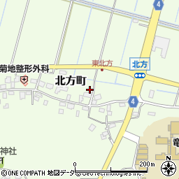 茨城県龍ケ崎市北方町606周辺の地図