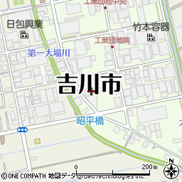 埼玉県吉川市小松川周辺の地図