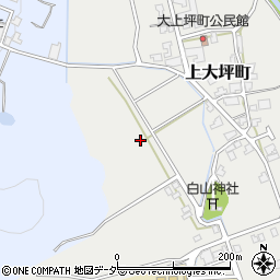 福井県越前市上大坪町周辺の地図