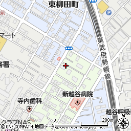 埼玉県越谷市元柳田町1-25周辺の地図