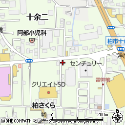 竹林苑 柏店周辺の地図